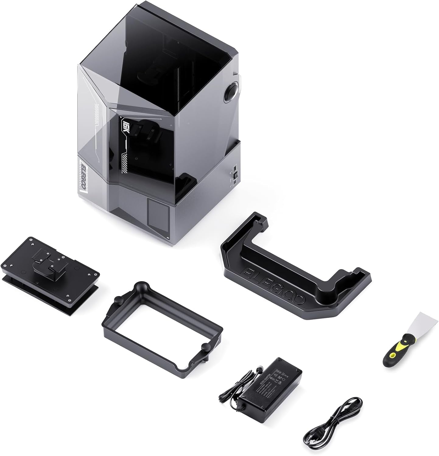 Saturn 4 Ultra 16K Resin 3D Printer with 10" 16K Mono LCD and Flip-Up Lid, Smart Tank Heating at 30 Β°C, 150Mm/H High Speed Printing, Large Printing Size of 8.33X4.66X8.66 Inches