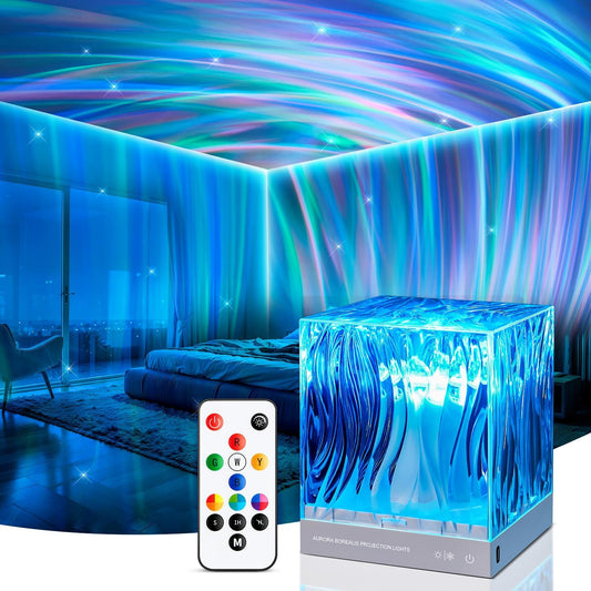 Northern Lights Projector Ceiling Projector, 18 Colors Galaxy Projector for Bedroom Ambient Lighting,Remote Kids Night Light Projector Galaxy Light Projector for Bedroom,Cute Room Decor for Teen Girls