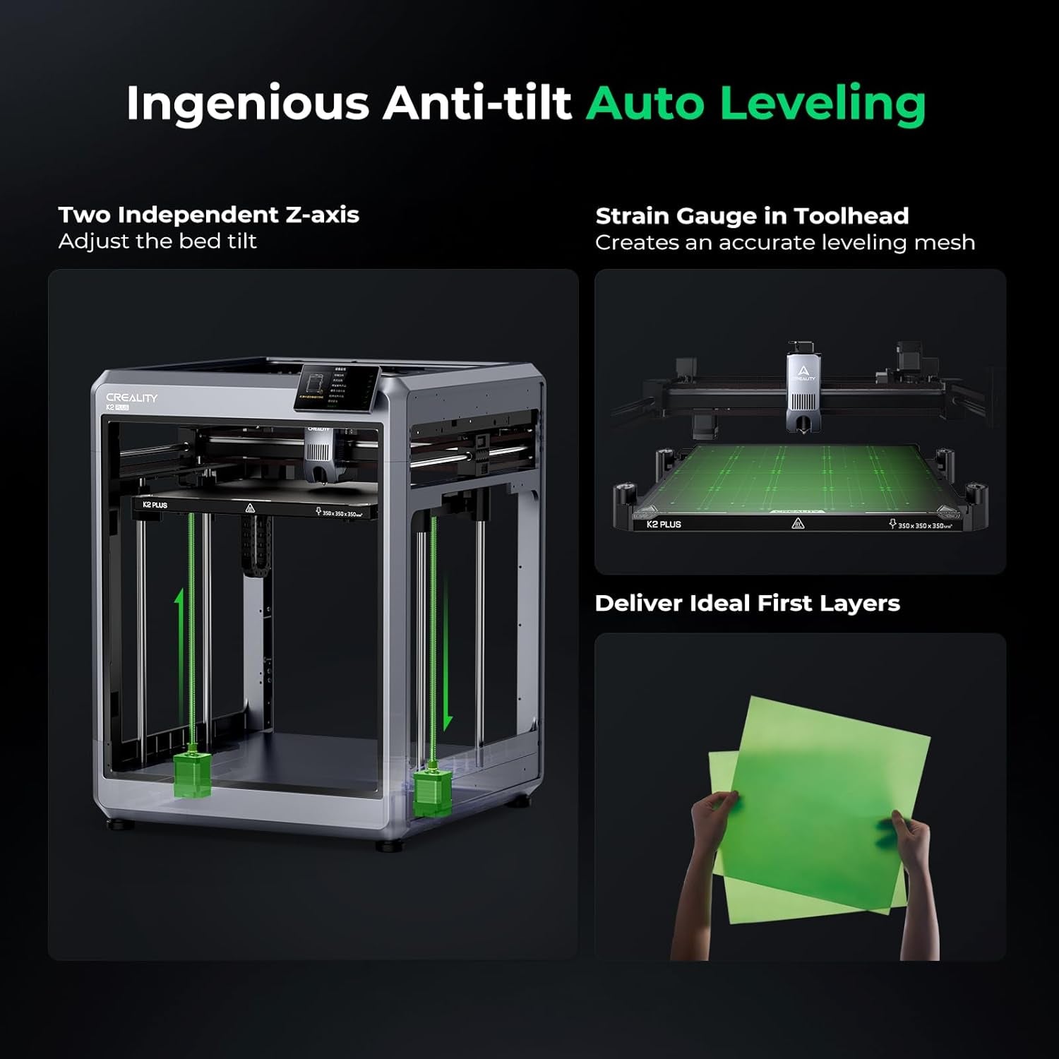Official K2 plus Combo 3D Printer, Multi Color Printing with CFS 600Mm/S High-Speed Full Auto-Leveling Dual Al Camera Next-Gen Direct Drive Extruder Laiger Build Volume 13.78X13.78X13.78 Inch