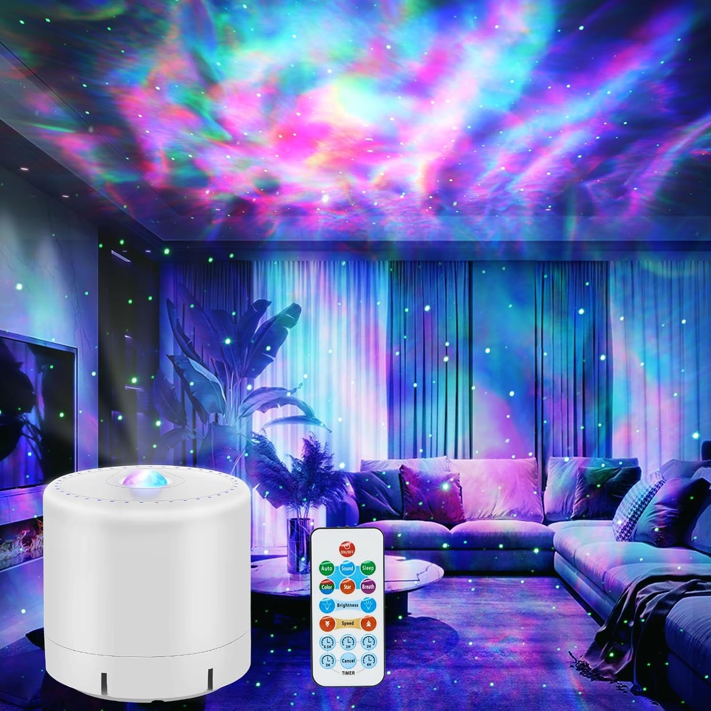 Galaxy Projector,Star Projector with Timer and Remote Control for Adults Bedroom Decoration, Valentine'S Day, Party, Birthday,Star Night Light